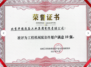 北京華德液壓工業(yè)集團有限責(zé)任公司再獲多個獎項